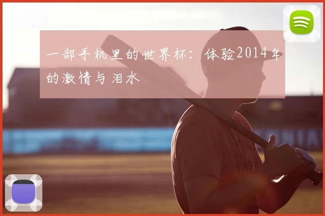一部手机里的世界杯:体验2014年的激情与泪水