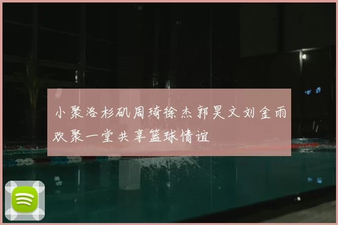 小聚洛杉矶周琦徐杰郭昊文刘金雨欢聚一堂共享篮球情谊