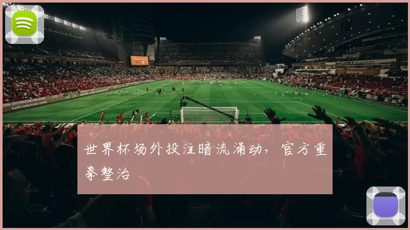 世界杯场外投注暗流涌动,官方重拳整治