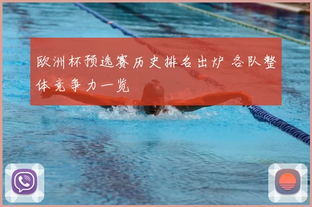 欧洲杯预选赛历史排名出炉 各队整体竞争力一览